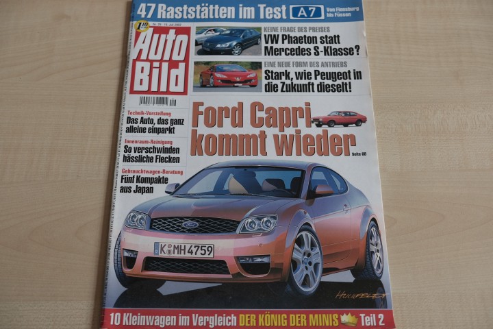 Deckblatt Auto Bild (29/2002)
